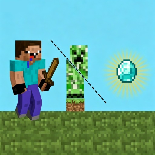 Mine Monster Chop Game